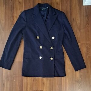 Lauren Ralph Lauren Navy Blazer with Gold Buttons